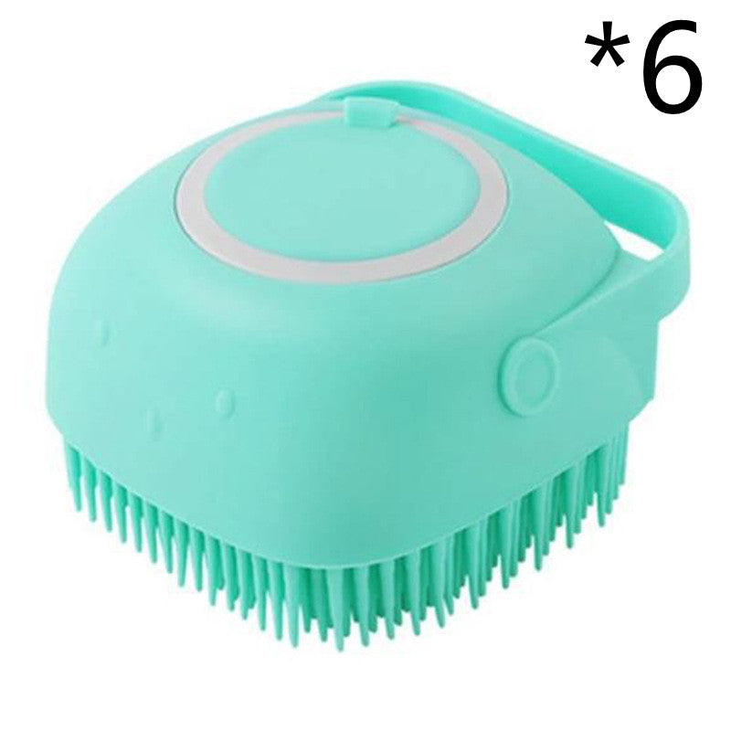 מברשת האמבטיה MassageClean™ – מקלחת רגועה, פינוק לכלב, וחיסכון בשמפו בכל לחיצה